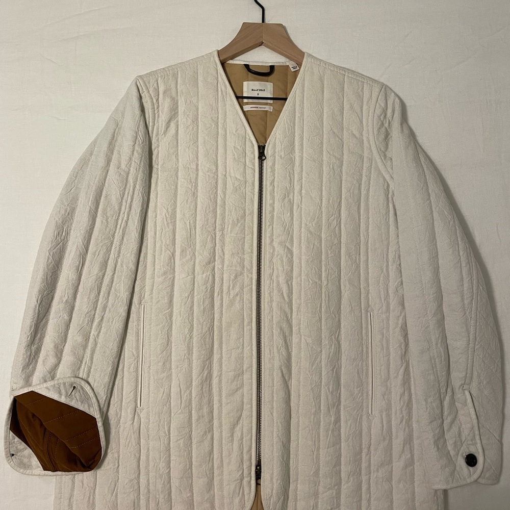 Billy Reid Quilted Cream Jacket